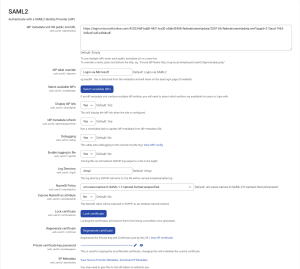 Moodle-SAML2-settings